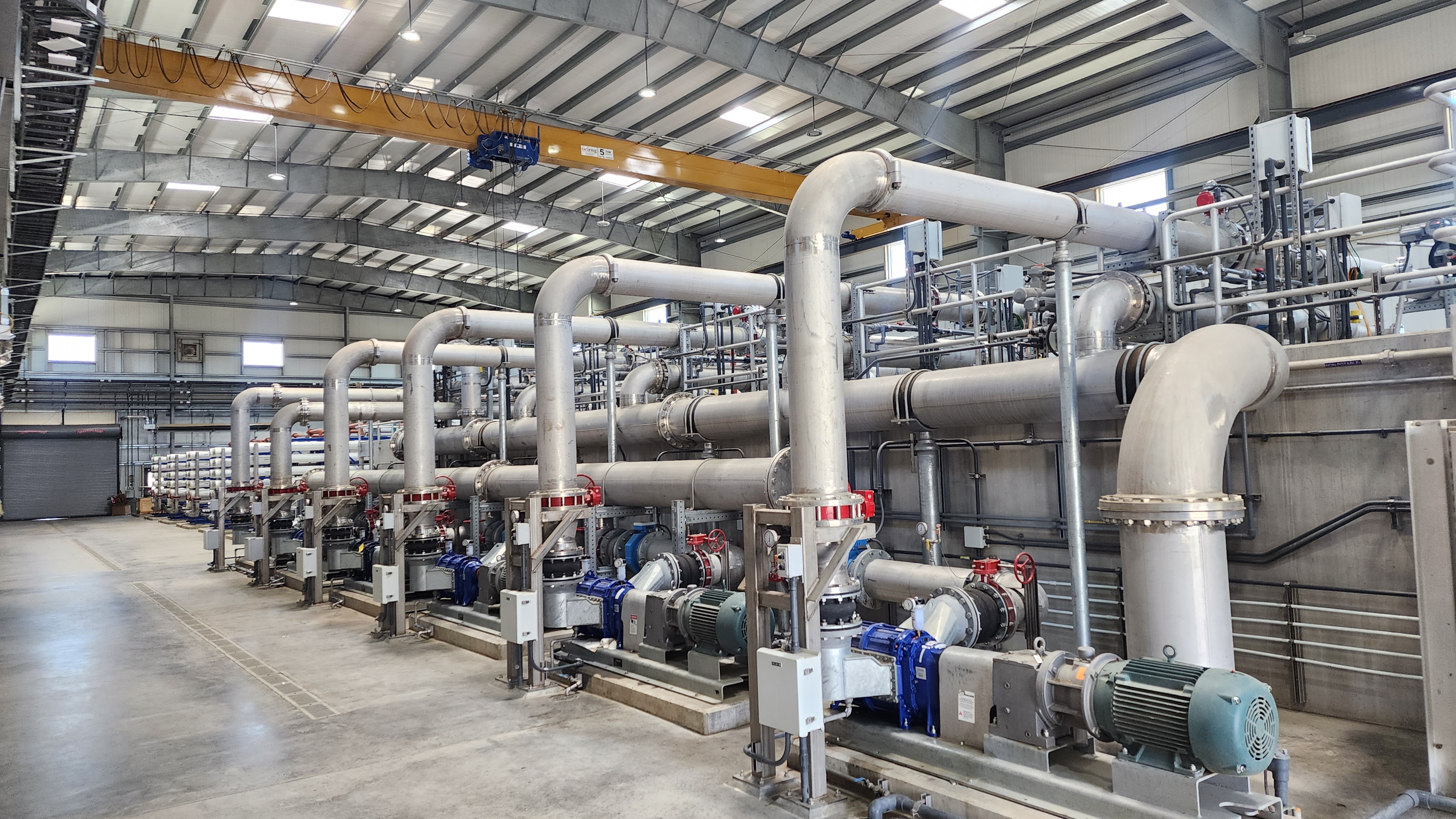 Veolia trains at the Beaumont Wastewater Treatment Plant.