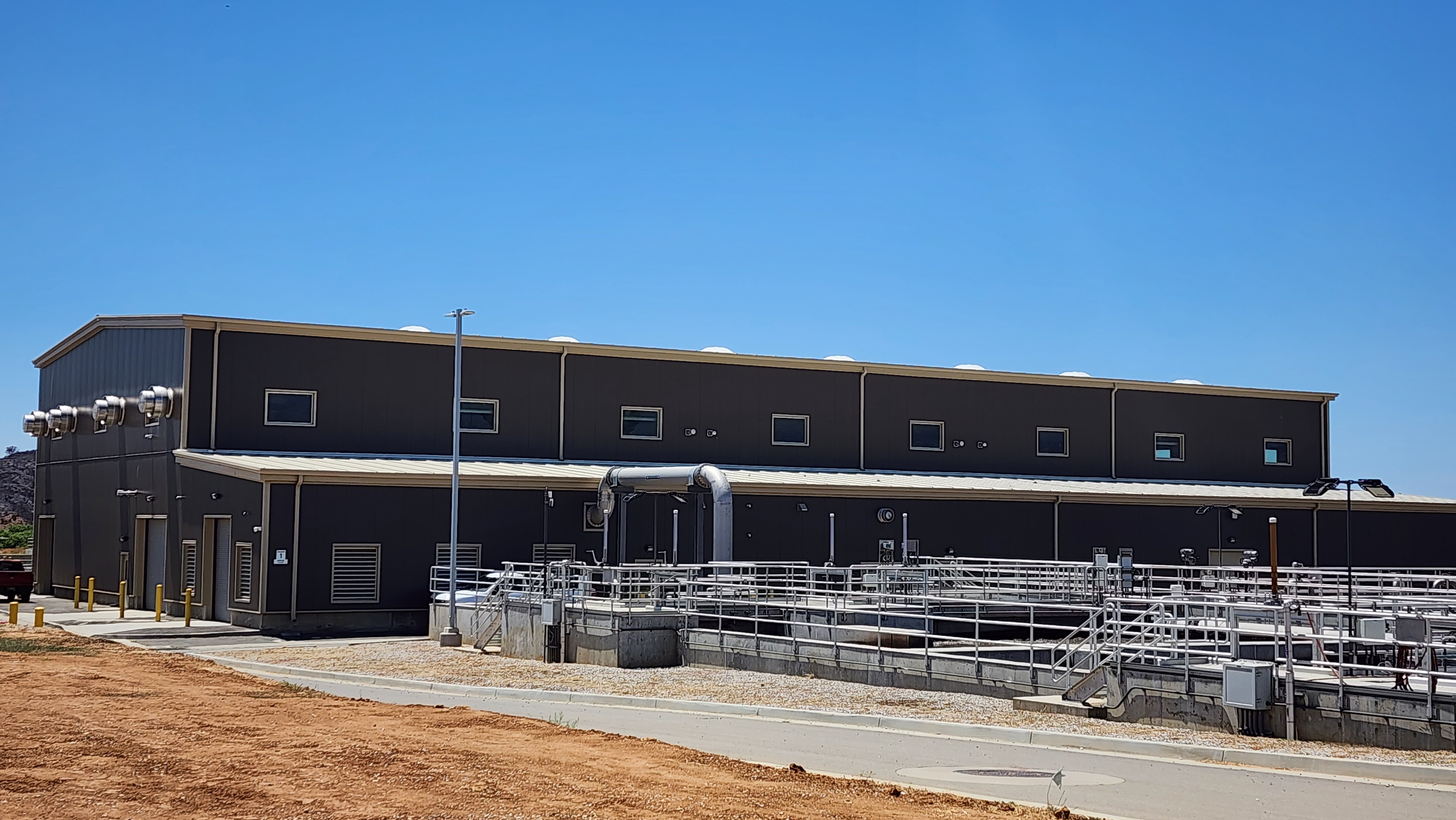 Bioreactor at the Beaumont Wastewater Treatment Plant