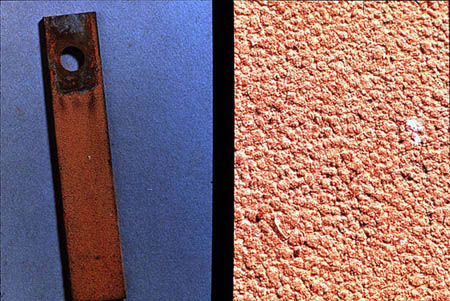 Figure 24-2. Uniform corrosion of a mild steel coupon.