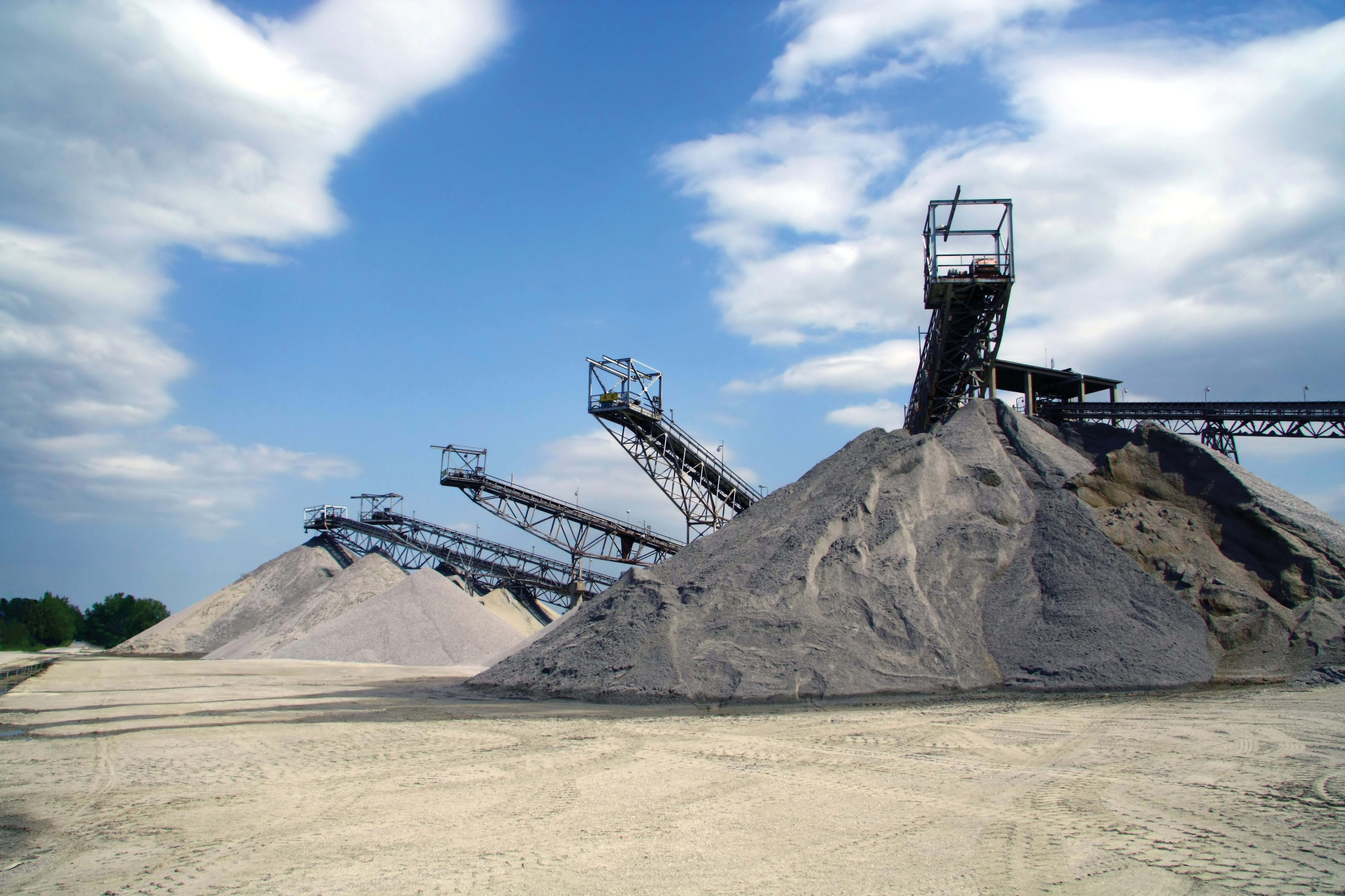 Sand mine production