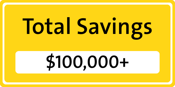 Total savings