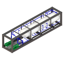 Technologie de flottation à gaz induit pré-fabriquée