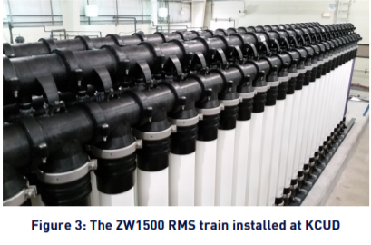 El tren de RMS ZW1500 instalado en el KCUD