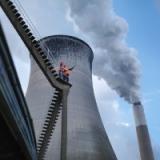 Torre de enfriamiento de planta de energía