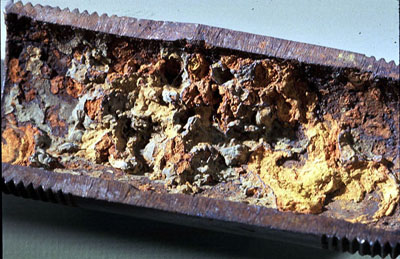 Figure 30-2. Deposition of corrosion products in a once-through system.