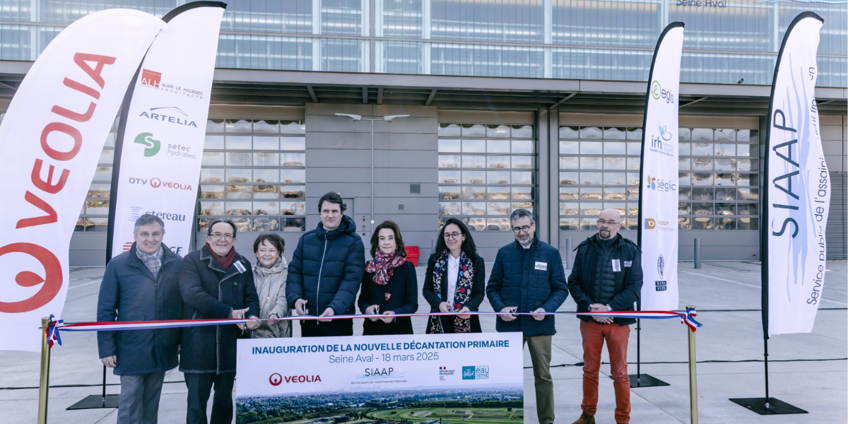Veolia and SIAAP inaugurate a new primary settling unit for wastewater treatment