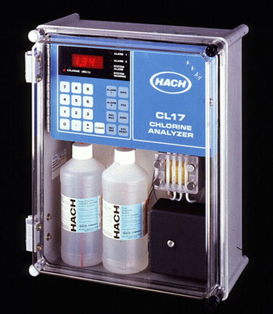 Figure 36-17. Colorimetric-type chlorine analyzer. (Courtesy of Hach Company.)